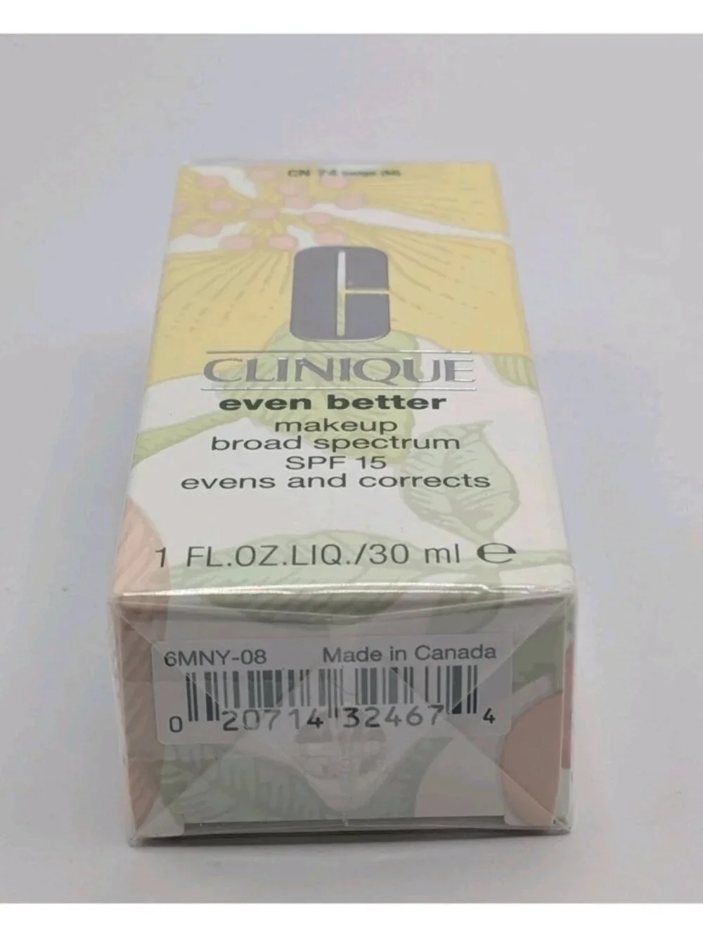 Clinique CN 74 Beige Even Better Makeup Foundation SPF 15 SEALED